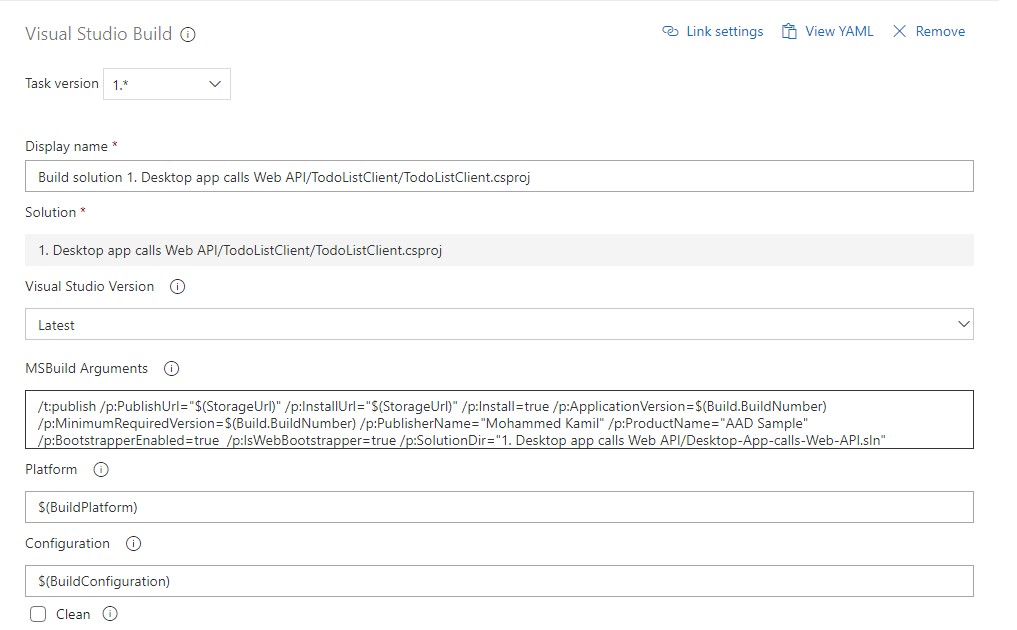 Added Configurations